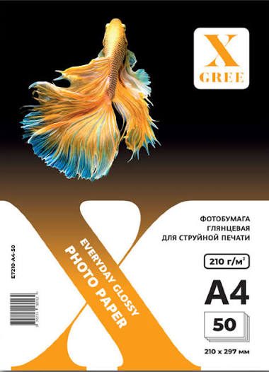 Фотобумага глянцевая 210 гр